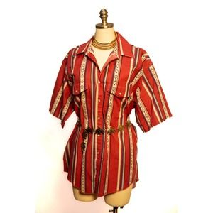 Vintage Oversized Western Top